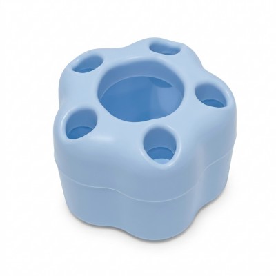 Suport periute dinti si pasta de dinti plastic organizator baie 10 cm 